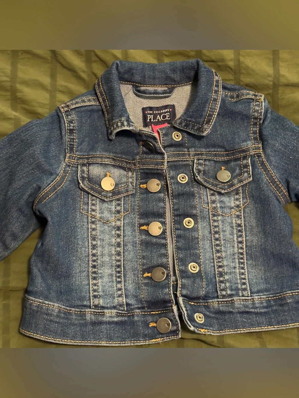 The Children's Place Blue Kids Denim Jacket